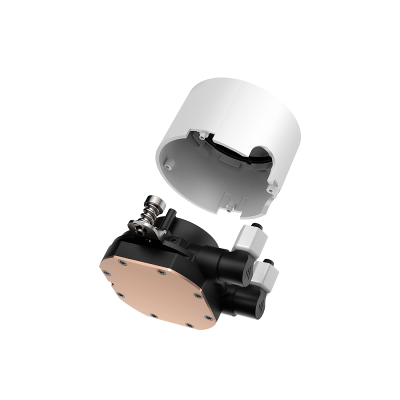PCCOOLER DA240 ARGB 240mm Liquid CPU Cooler ( Black / White )