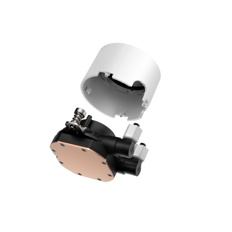 PCCOOLER DA360 ARGB 360mm Liquid CPU Cooler ( Black / White )
