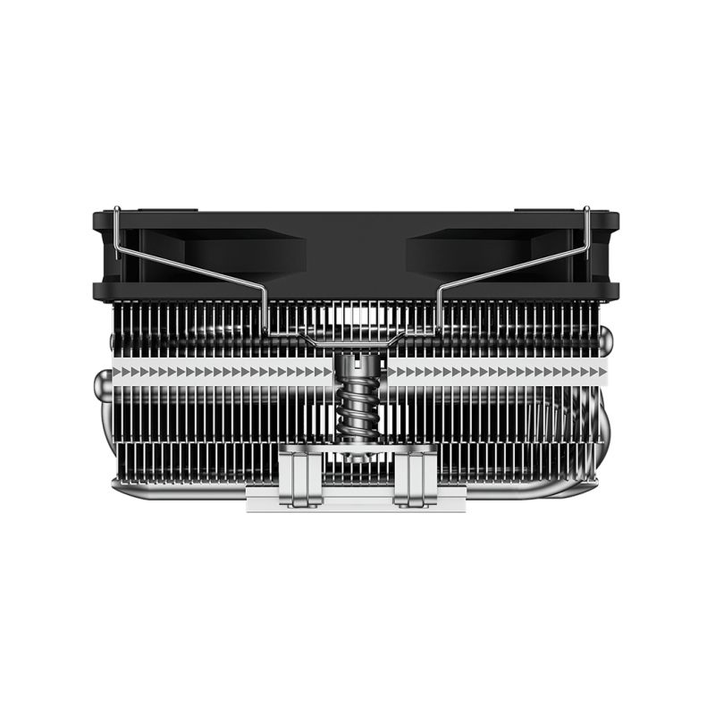 PCCOOLER RC400 53mm Low-Profile Air CPU Cooler ( Black )