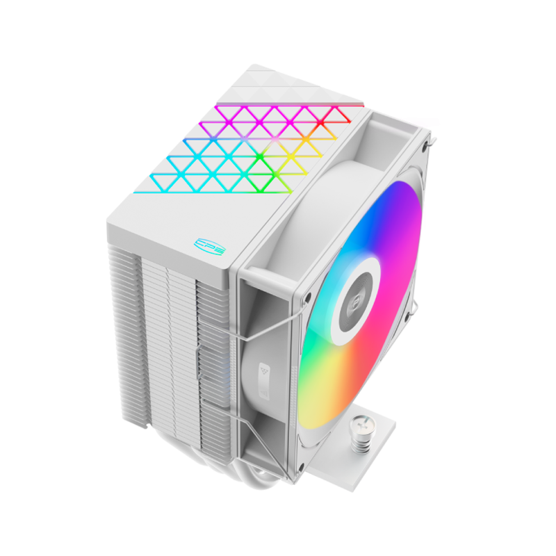 PCCOOLER R400 ARGB 92mm Air CPU Cooler ( Black / White )