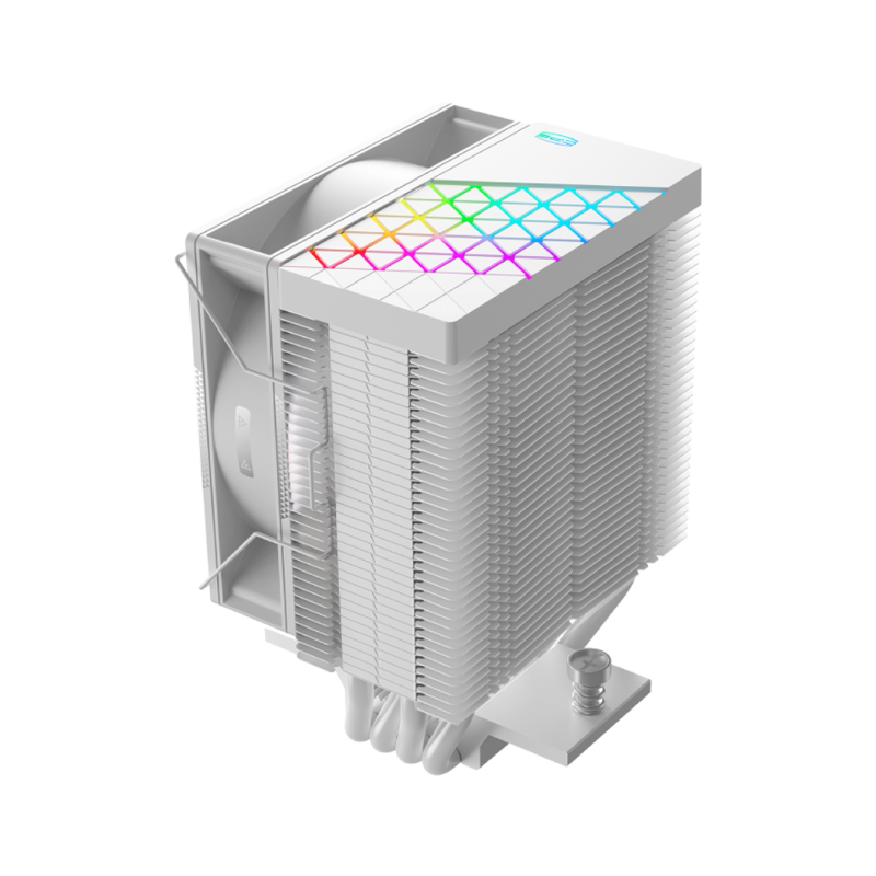 PCCOOLER R400 ARGB 92mm Air CPU Cooler ( Black / White )