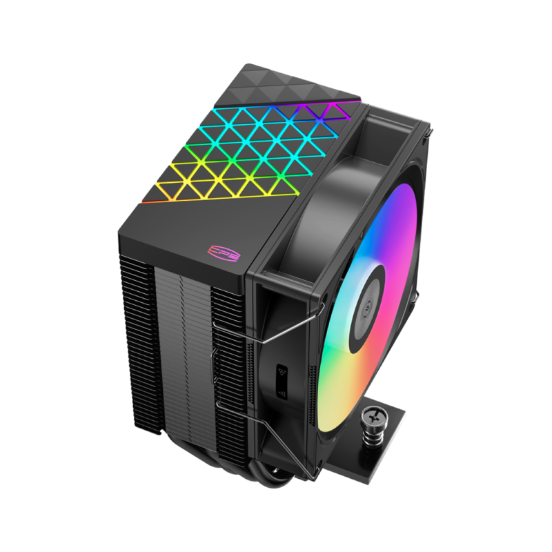 PCCOOLER R400 ARGB 92mm Air CPU Cooler ( Black / White )
