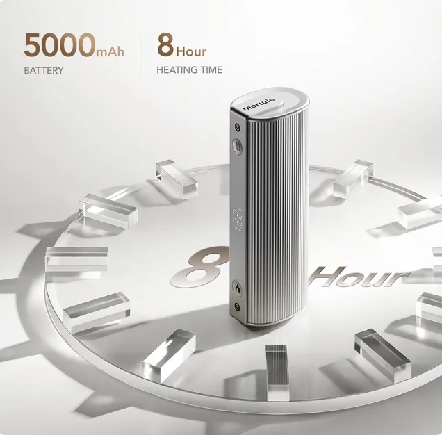 Morwie S1 360°磁吸充電暖手寶 5000mAh x 2