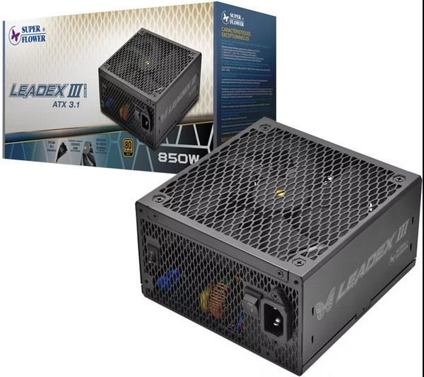 SUPER FLOWER LEADEX III GOLD UP 850W ATX 3.1 ( Black )