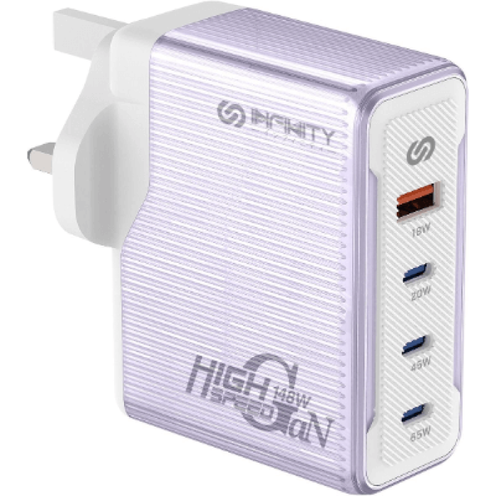 INFINITY PC148W 4輸出 氮化鎵GaN 148W 桌上充電器 Desktop Charger IN-PC148W