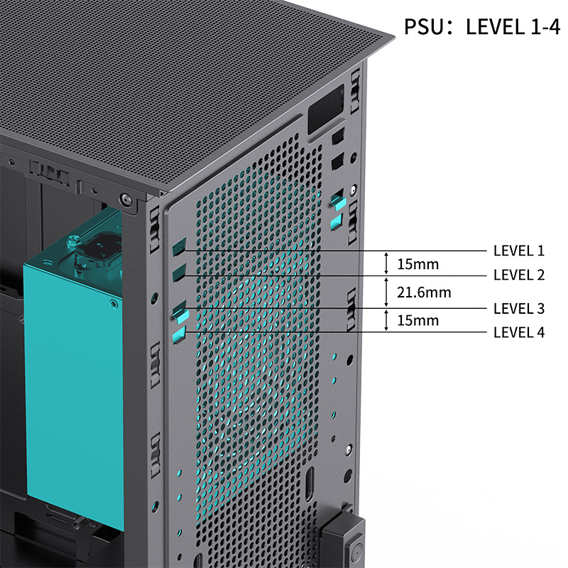 JONSBO D41 MESH SCREEN  ( BLACK / WHITE )
