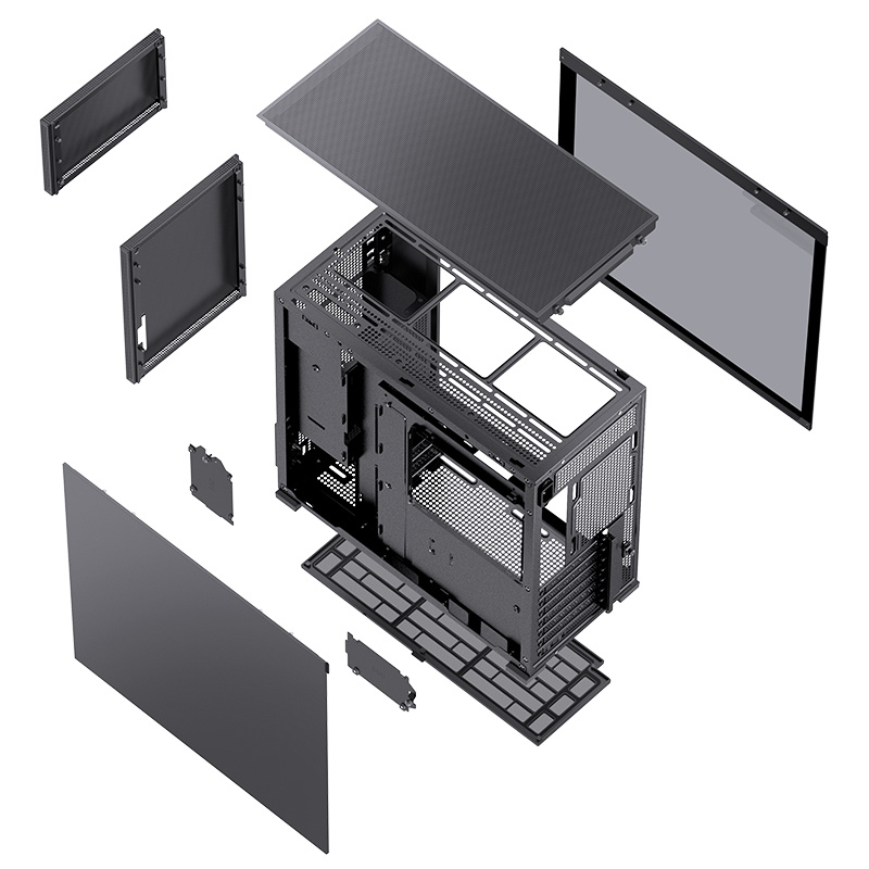JONSBO D41 MESH  ( BLACK / WHITE )