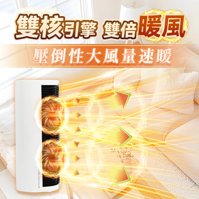 日本YOHOME 立臥式廣角4D搖頭萬用全身速熱暖風機(新風版) 日本YOHOME 立臥式廣角4D搖頭萬用全身速熱暖風機(新風版)