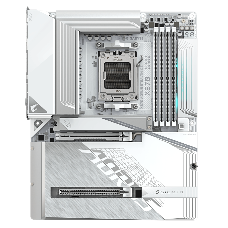GIGABYTE X870 AORUS STEALTH ICE ATX (AM5)
