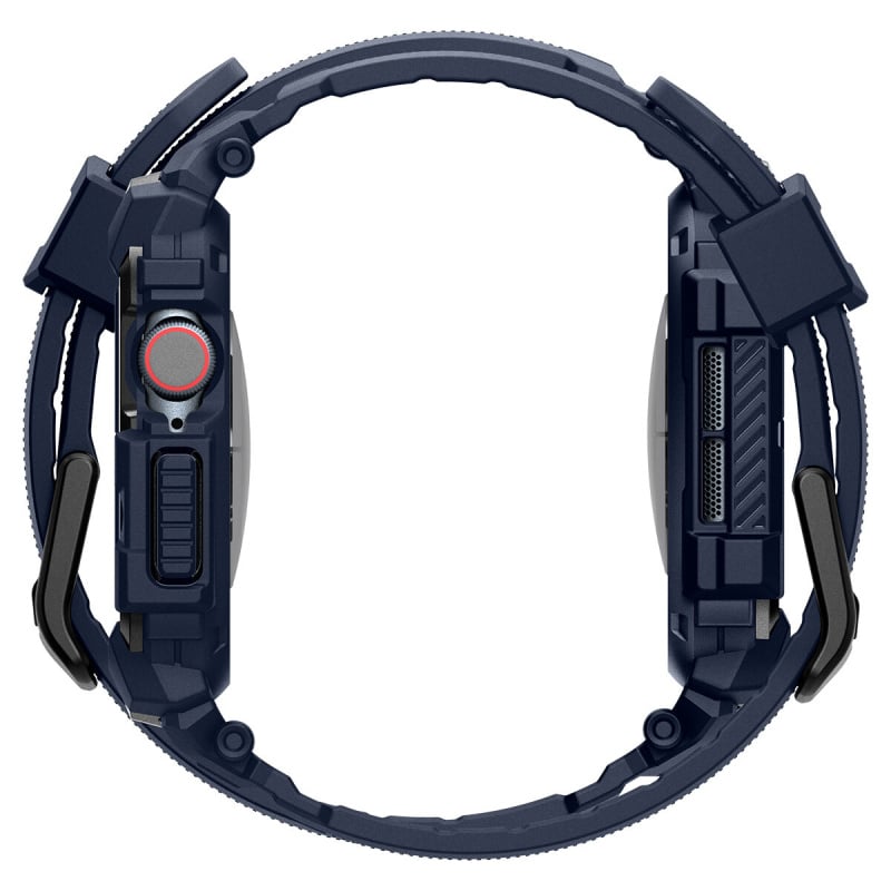 SPIGEN Apple Watch Series 10 (46mm) Rugged Armor Pro 一體式防摔保護殼連錶帶 - 海軍藍