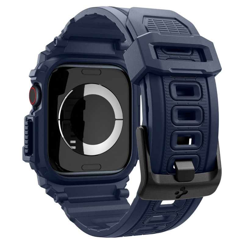 SPIGEN Apple Watch Series 10 (46mm) Rugged Armor Pro 一體式防摔保護殼連錶帶 - 海軍藍