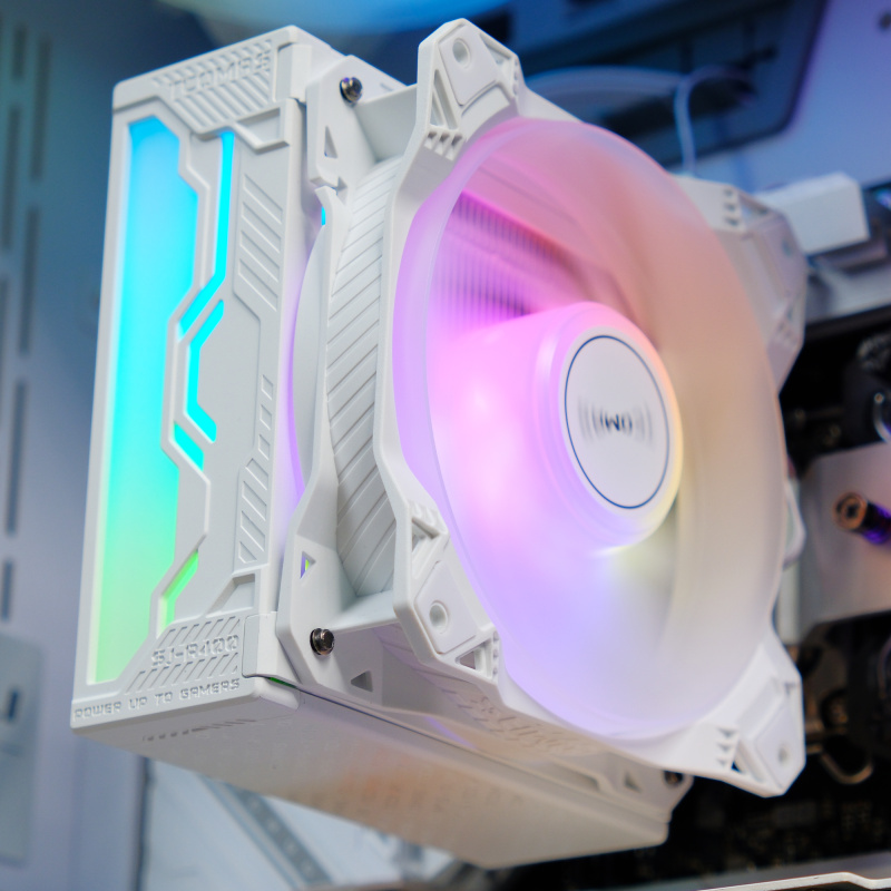 TCOMAS SJ-R400 120MM (INTEL) AIR COOLER - ( BLACK / WHITE )