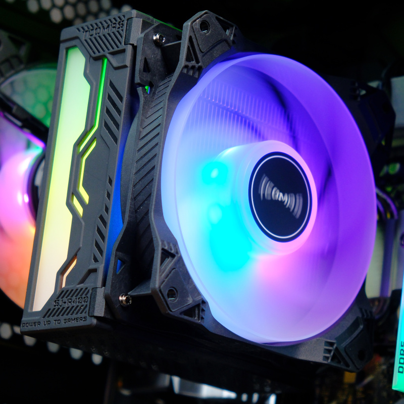 TCOMAS SJ-R400 120MM (AMD) AIR COOLER - ( BLACK / WHITE ) TCOMAS SJ-R400 120MM (AMD) AIR COOLER - ( BLACK / WHITE )