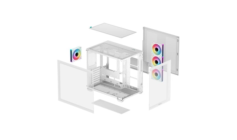 DeepCool CG530 4F ARGB全海景 - ( BLACK / WHITE ) DeepCool CG530 4F ARGB全海景 - ( BLACK / WHITE )