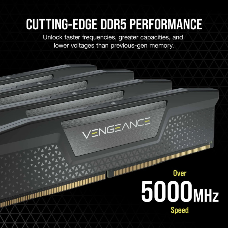 Corsair VENGEANCE® 64GB (2x32GB) DDR5 DRAM 6000MT/s CL30 AMD EXPO & Intel XMP Memory Kit - Black / White ( CMK64GX5M2B6000Z30 / CMK64GX5M2B6000Z30W )