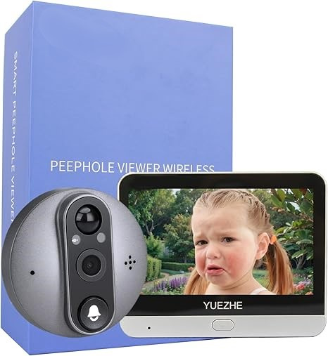 NETEC 300PA 1080P Smart WIFI Doorbell 防盜眼智能可視門鈴 銀色