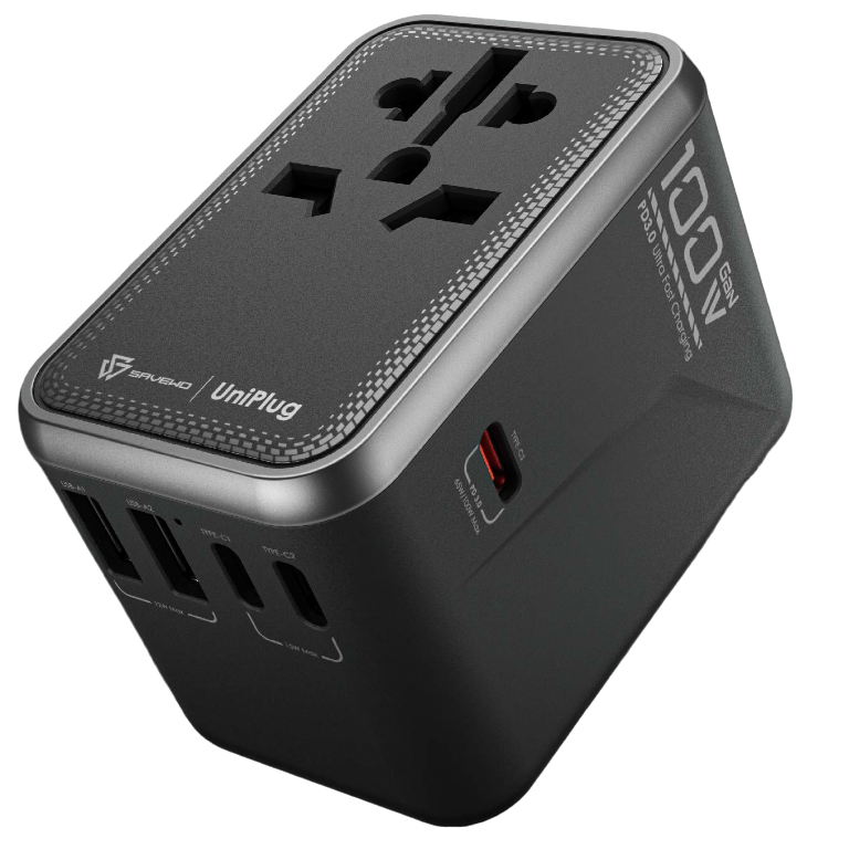 Savewo 救世 Uniplug UP100 PD 100W 5 USB 旅行充電插座