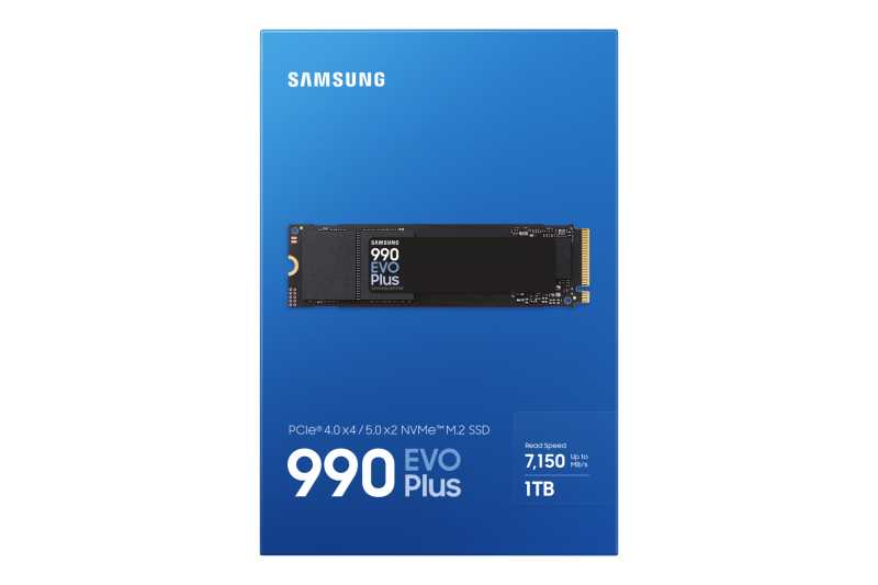 SAMSUNG 990 EVO Plus 1TB PCle 4.0 x4 / 5.0 x2 NVMe M.2 固態硬碟 (MZ-V9S1T0BW)