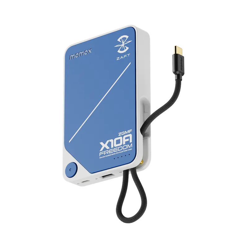 Momax x Gundam 1-Power X 10000mAh 內置線流動電源 IP152