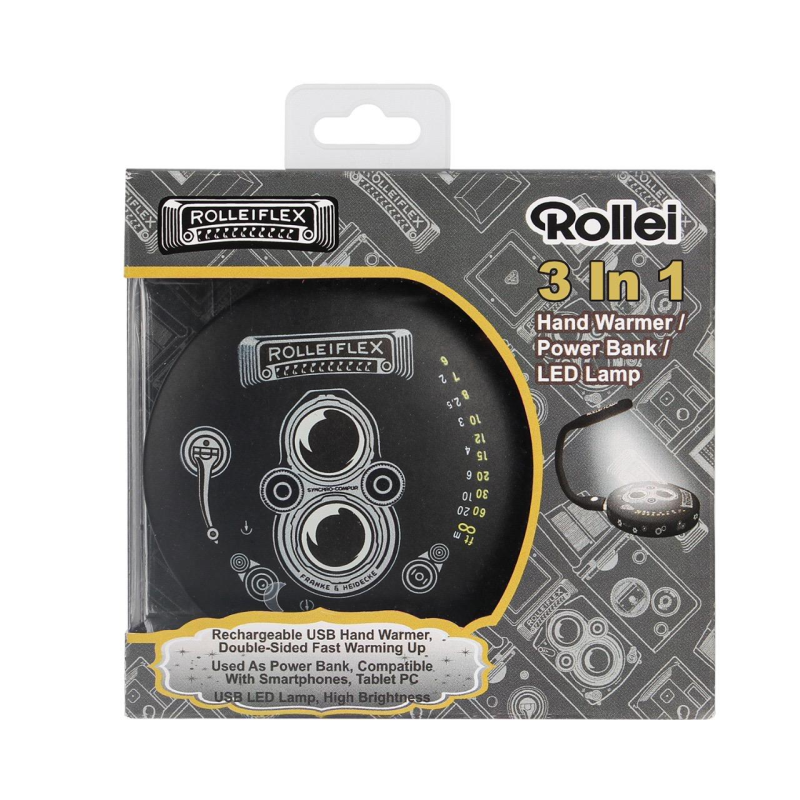 Rollei 3合1人氣暖手蛋/流動充電池/LED燈 Rollei 3合1人氣暖手蛋/流動充電池/LED燈