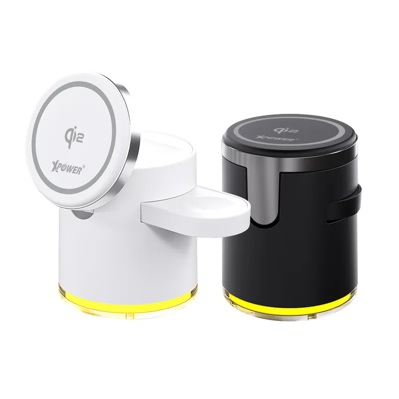 XPower MAGENGINE GE1 Qi2迷你掌心五合一 MagCharge 15W 磁吸無線充電座