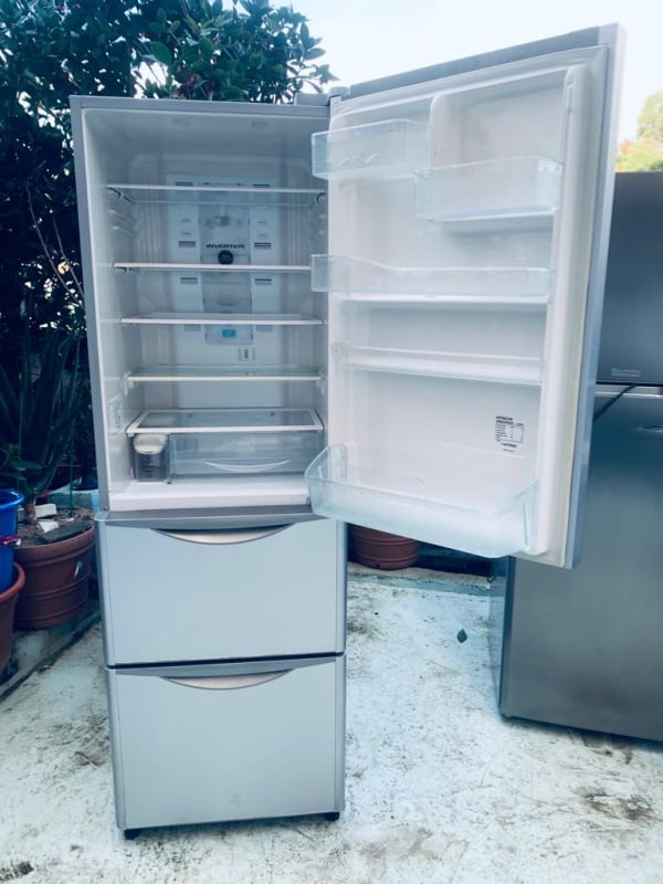 🍎❤️🍎💥限時優惠👉落單即減$300👍🍎❤️🍎 雪櫃 三門 大容量 可自動制冰 R-SG37BPH &nbsp;100%正常 二手電器 清倉大減價 最新款 香港二手 洗衣機 雪櫃圖片