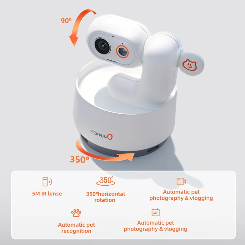 PICKFUN P0 寵物AI伴侶監控攝錄機