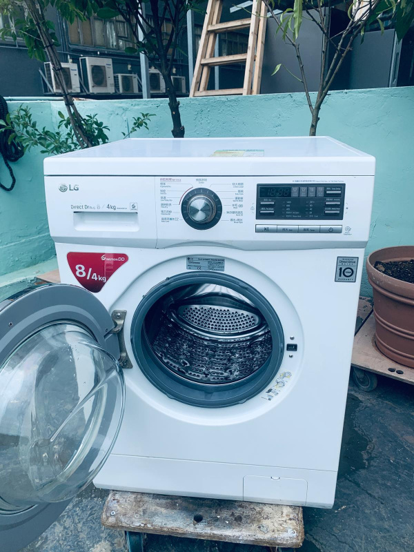 💥限時優惠👉落單即減$300👍❤️ 洗衣機 有烘乾功能 LG 大容量 直驅式變頻摩打 WF-CN1408mw 可櫃底/嵌入式安裝 包送貨安裝