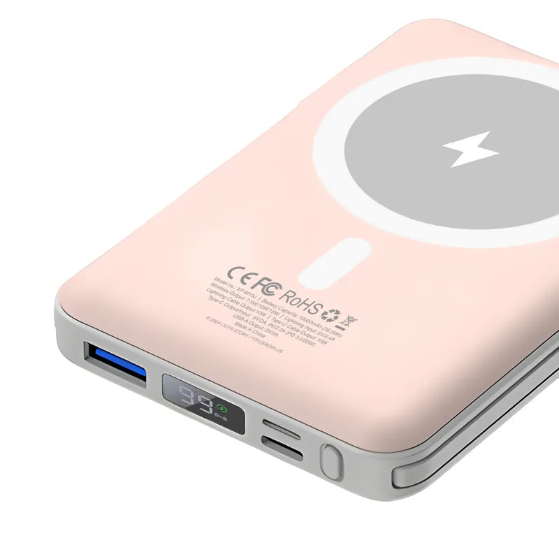 XPower x 罐頭豬LuLu M10J 10000mAh 5合1磁吸無線快充外置充電器 L-2
