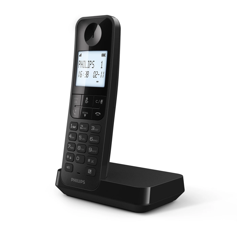 Philips 飛利浦 直立式無線電話 D2701B