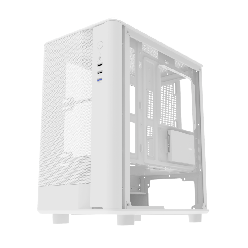 darkFlash DB330M Mesh M-ATX PC Case - ( BLACK / WHITE )