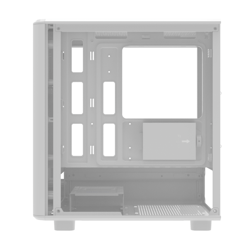 darkFlash DB330M Mesh M-ATX PC Case - ( BLACK / WHITE )