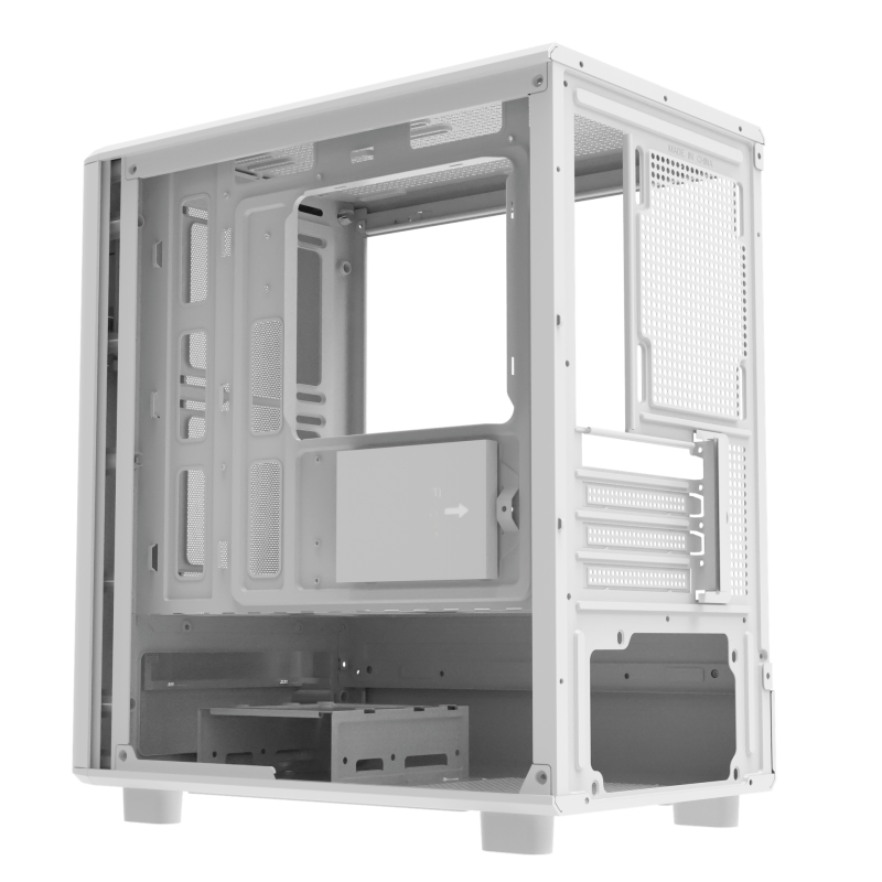 darkFlash DB330M Mesh M-ATX PC Case - ( BLACK / WHITE )