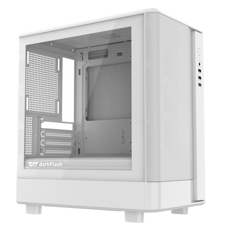 darkFlash DB330M Mesh M-ATX PC Case - ( BLACK / WHITE )