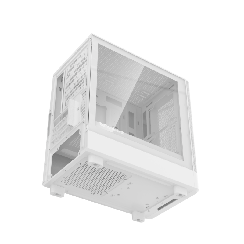 darkFlash DB330M Mesh M-ATX PC Case - ( BLACK / WHITE )