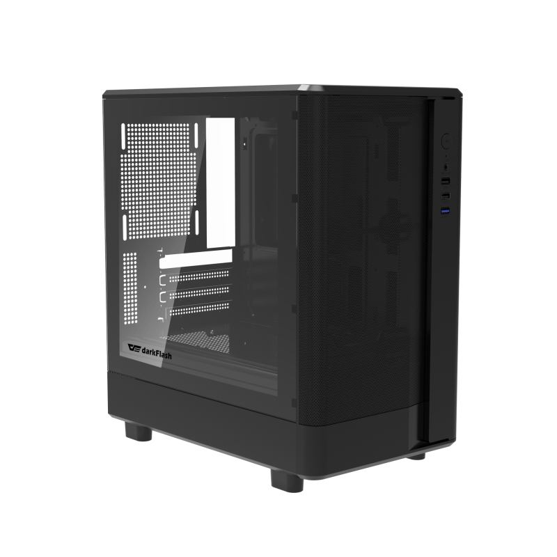 darkFlash DB330M Mesh M-ATX PC Case - ( BLACK / WHITE )