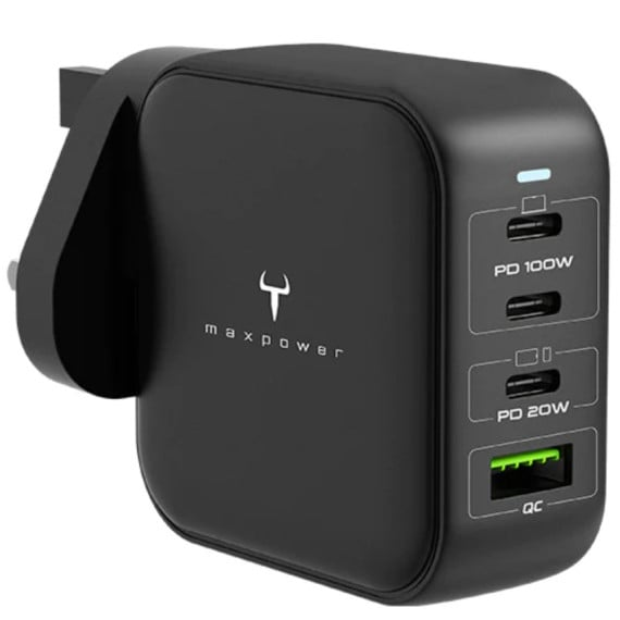2the Max Maxpower 牛魔王 100W 4位 GaN USB 充電器 TG100X