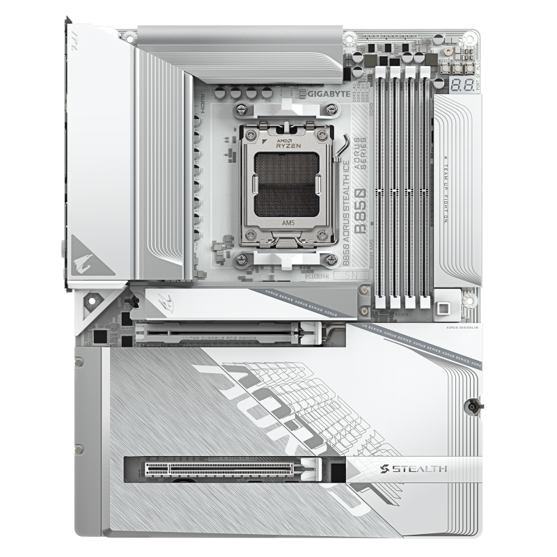 GIGABYTE B850 AORUS STEALTH ICE ATX (AM5) GIGABYTE B850 AORUS STEALTH ICE ATX (AM5)