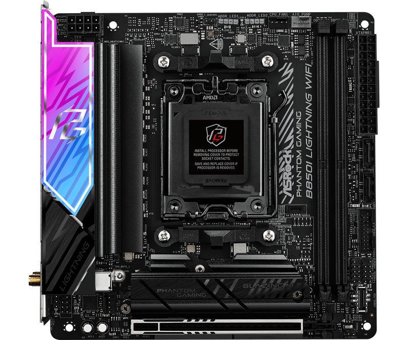 AsRock PHANTOM GAMING B850I Lightning WiFi (AM5) AsRock PHANTOM GAMING B850I Lightning WiFi (AM5)