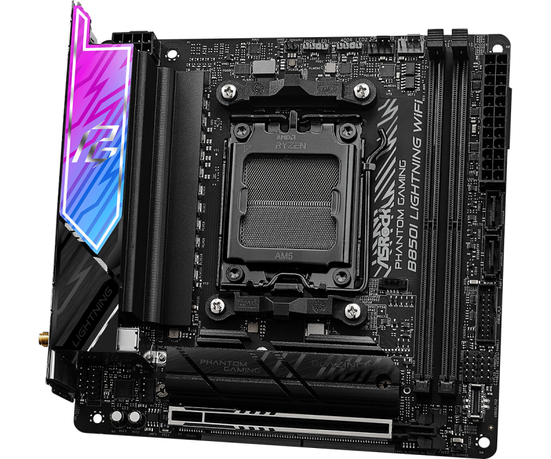 AsRock PHANTOM GAMING B850I Lightning WiFi (AM5) AsRock PHANTOM GAMING B850I Lightning WiFi (AM5)