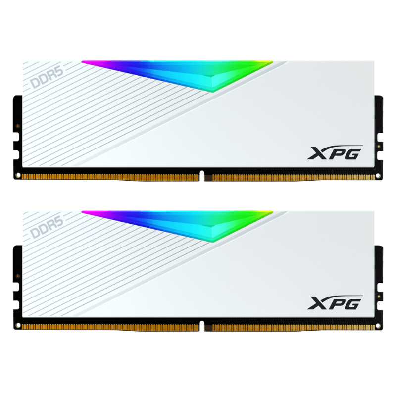 ADATA LANCER RGB DDR5 DRAM 6400Mhz 64GB CL32 (32GB x2) - Black / White