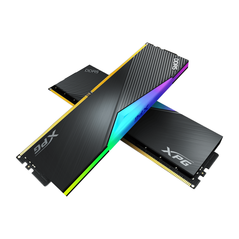 ADATA LANCER RGB DDR5 DRAM 6400Mhz 64GB CL32 (32GB x2) - Black / White