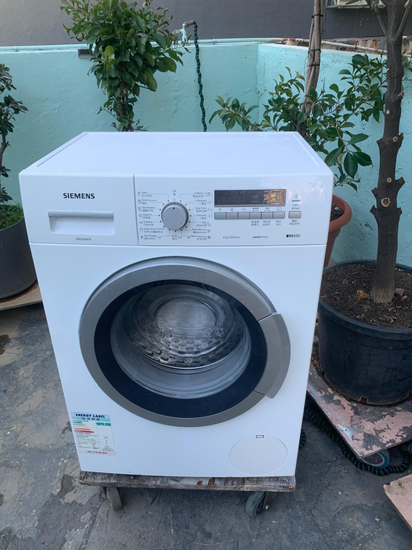 二手洗衣機 Siemens 西門子 iQ500 纖巧型前置式洗衣機 (6kg, 1200轉/分鐘) WS12K261HK 二手電器 最新款 傢俬家庭用品 搬屋 拆舊 雪櫃 包送貨安裝