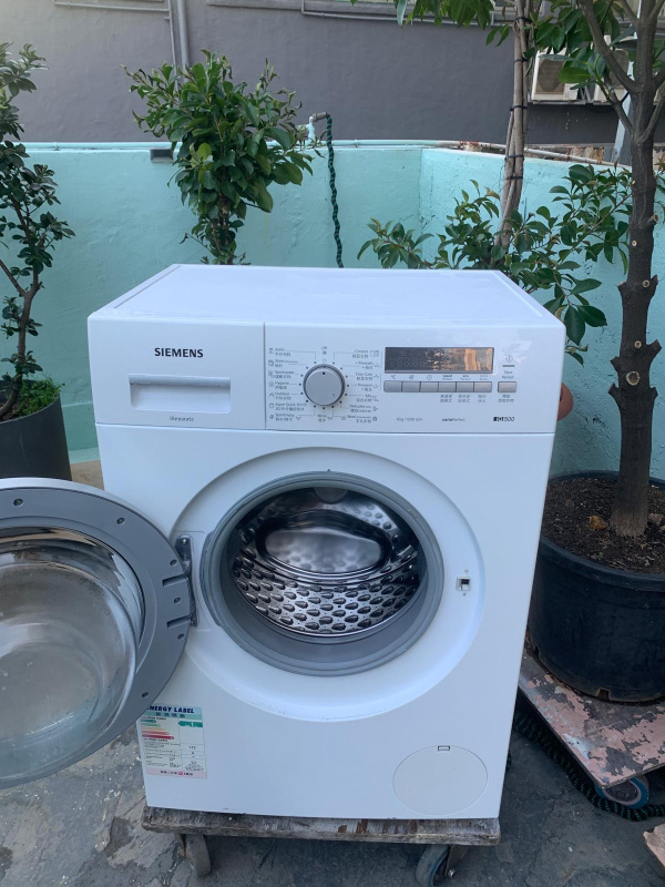 二手洗衣機 Siemens 西門子 iQ500 纖巧型前置式洗衣機 (6kg, 1200轉/分鐘) WS12K261HK 二手電器 最新款 傢俬家庭用品 搬屋 拆舊 雪櫃 包送貨安裝