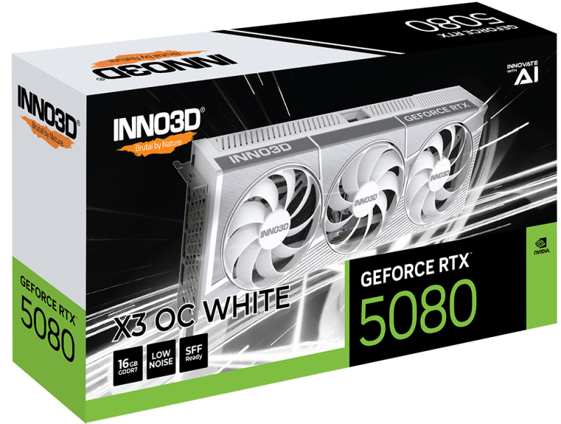 INNO3D GeForce RTX™ 5080 X3 OC WHITE 16G  [現金/轉數快優惠 $14399]