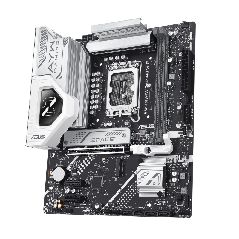 ASUS B860M AYW GAMING WIFI (LGA1851) ASUS B860M AYW GAMING WIFI (LGA1851)