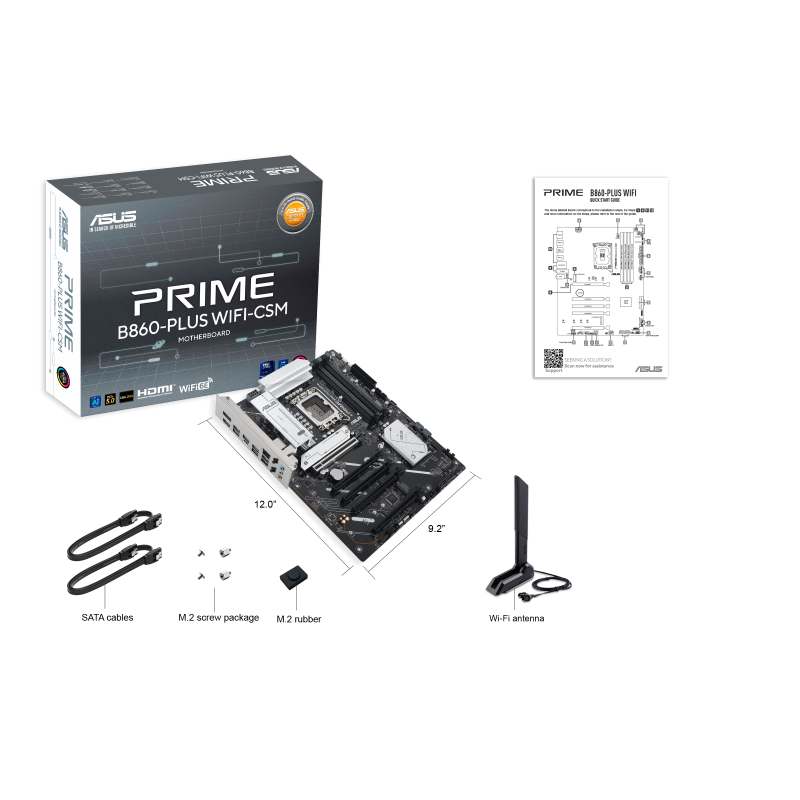 ASUS PRIME B860-PLUS WIFI-CSM (LGA1851) ASUS PRIME B860-PLUS WIFI-CSM (LGA1851)