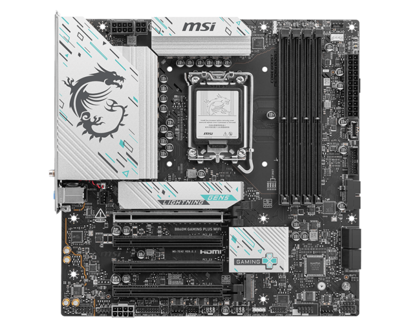 MSI B860M GAMING PLUS WIFI MATX (LGA1851)