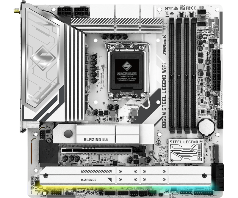 AsRock B860M Steel Legend WiFi (LGA1851) AsRock B860M Steel Legend WiFi (LGA1851)