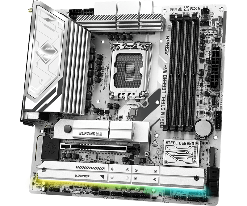 AsRock B860M Steel Legend WiFi (LGA1851) AsRock B860M Steel Legend WiFi (LGA1851)